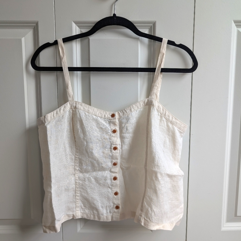 Everlane The Linen Picnic Top